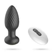 crushious twister czarny plug anatomiczny z rotacją i pilotem 9,8 cm
