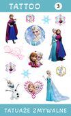 Tatuaże zmywalne Kraina Lodu