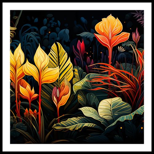 Plakat 80x80cm Tropikalna Symfonia na Arena.pl