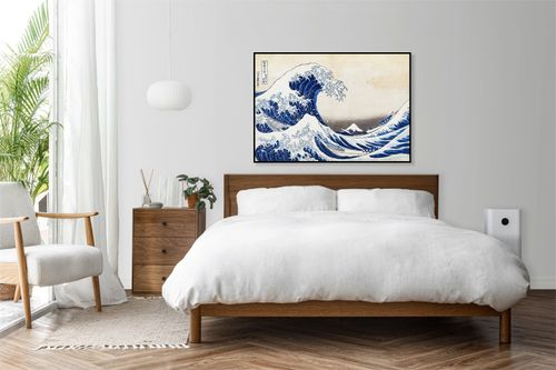 Plakat 20x15cm Wielka Fala w Kaganawie Katsushika Hokusai Japoński Vintage na Arena.pl