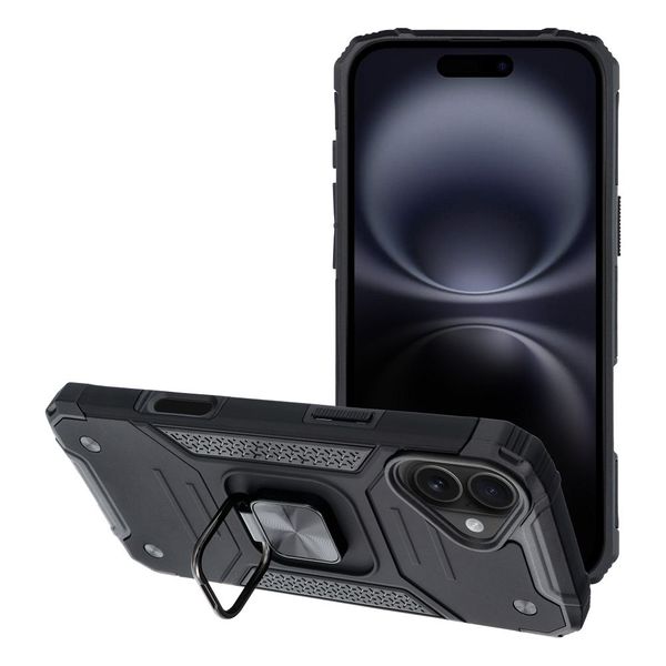Futerał NITRO do IPHONE 16 czarny zdjęcie 1