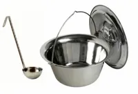 KOCIOŁEK WĘGIERSKI NIERDZEWNY 13l pokrywka chochla