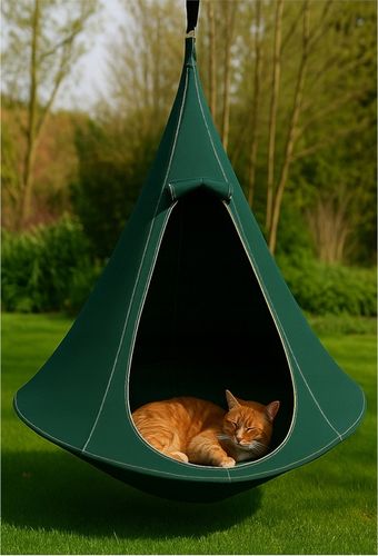 KOKON WISZĄCY NAMIOT HAMAK HUŚTAWKA GNIAZDO DO OGRODU POKOJU 100x110 INNY na Arena.pl