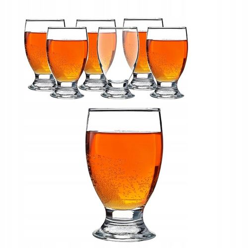 Zestaw szklanek CAPRI 300ml komplet 6 sztuk na wodę napoje desery na Arena.pl