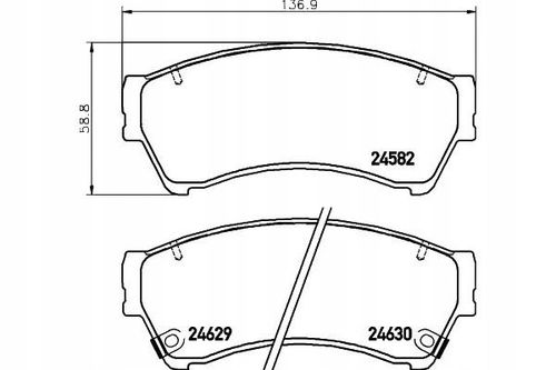TEXTAR KLOCKI HAMULCOWE PRZÓD 2458202 MAZDA 6 GH na Arena.pl