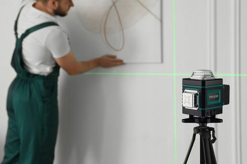 POZIOMICA LASEROWA LASER KRZYŻOWY 4D 16 LINII SAMOPOZIOMUJĄCY 360 + na Arena.pl