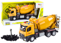 Ciężarówka Betoniarka Żółta Napęd Frykcyjny Światło i Dźwięk