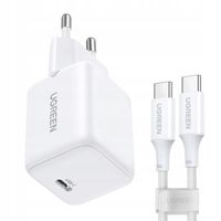 Ladowarka UGREEN Ładowarka sieciowa X513 30W GaN 1x USB-C + kabel USB-C 1m