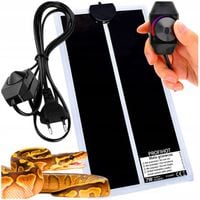 MATA GRZEWCZA GRZEJNA DO TERRARIUM 15x28m 7W REGULATOR DLA GADÓW ROŚLIN