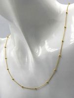 Łańcuszek Srebrny ANKIER z KULKĄ 55 cm. Pozłacany