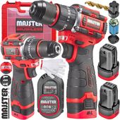 Wiertarko Wkrętarka BEZSZCZOTKOWA UDAROWA Akumulatorowa Majster Pro
