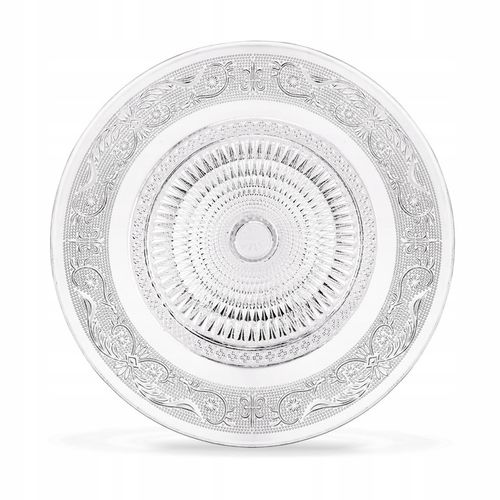 SZKLANA PATERA na ciasto NA BABECZKI patera NA NÓŻCE 30cm Roso Tadar na Arena.pl