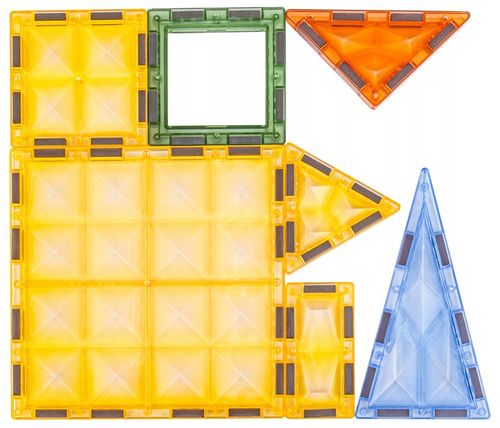 KLOCKI Kafelki KONSTRUKCYJNE MAGNETYCZNE DINOZAURY Zestaw Klocków 116 elem na Arena.pl