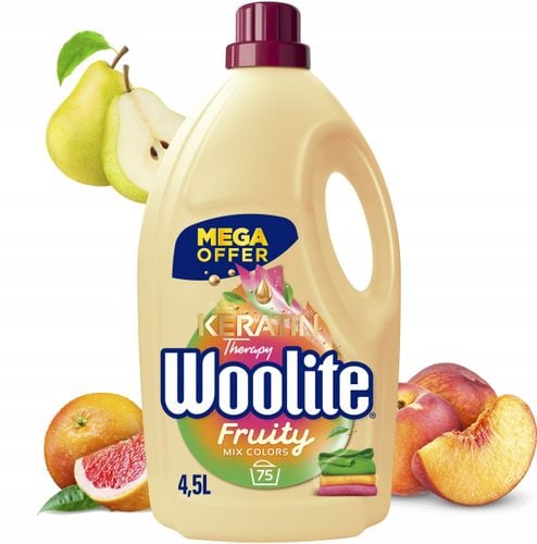 woolite fruity do kolorów z keratyną 4,5l/75 prań na Arena.pl