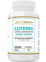 LUTEINA 40mg + ZEAXANTYNA 2mg AltoPharma DOBRY WZROK 60 kaps