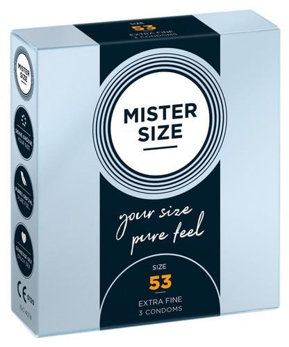 dopasowane prezerwatywy mister size 53 mm 3szt na Arena.pl