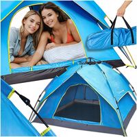 NAMIOT TURYSTYCZNY OGRODOWY 3 OSOBOWY KEMPINGOWY WODOODPORNY Z MOSKITIERĄ