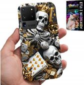 ETUI DO SAMSUNG GALAXY S20 Ultra - KRÓL POKER KOŚCI AS WZORY DLA MĘŻCZYZN