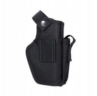 UNIWERSALNA Kabura na PISTOLET ASG czarna Z ŁADOWNICĄ na magazynek OWB