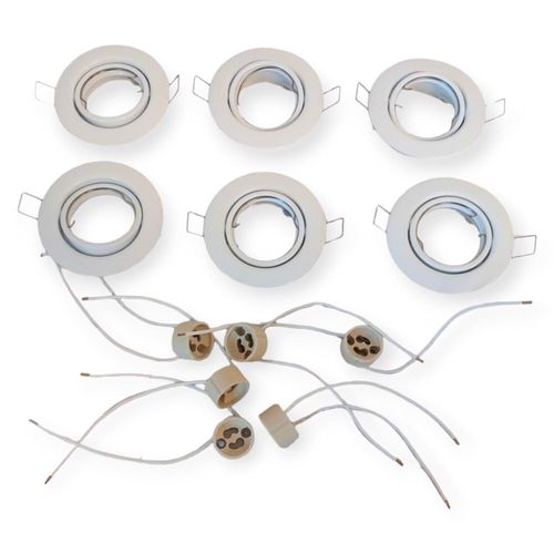 Ramka do Reflektorów Wpuszczanych GU10 zestaw 5szt na Arena.pl