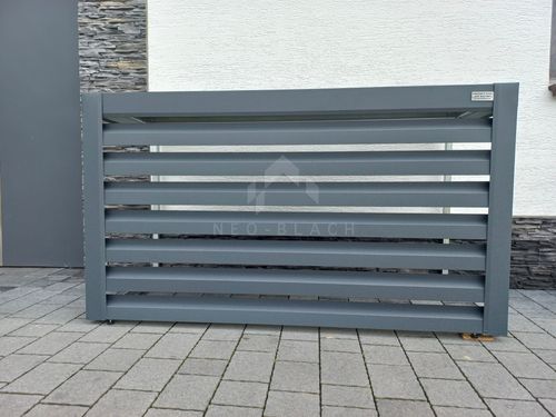 Osłona klimatyzatora pompy ciepła 110x40x90 cm zabudowany front NB242 na Arena.pl