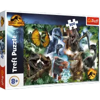 Puzzle dla dzieci i dorosłych z obrazkiem dinozaurów - Trefl 300 elementów
