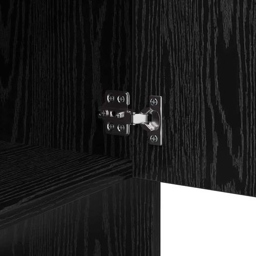 Bufet Czarny dąb 97 x 29 x 75 cm Materiał drewnopochodny na Arena.pl