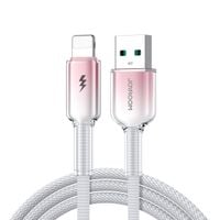 kabel przewód crystal-clear series 3a usb-a - iphone lightning 1.2m - biały