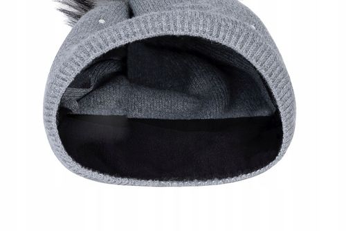 Zimowa CZAPKA CIEPŁA pompon i polar Woolk Verona na Arena.pl