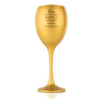 KIELISZEK do WINA ZŁOTY z GRAWEREM dla NIEJ