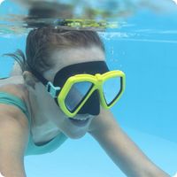 maska do pływania żółta bestway 22040