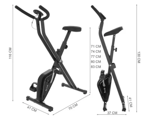 Rowerek Stacjonarny Rower Treningowy Składany na Arena.pl
