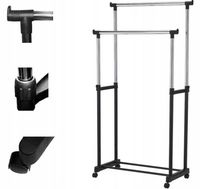 wieszak na ubrania podwójny