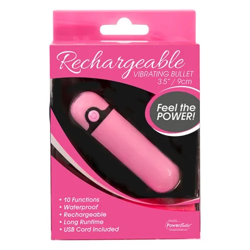 Wibrator - PowerBullet Rechargeable Vibrating Bullet Pink na Arena.pl