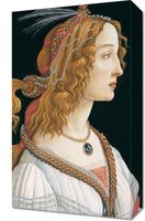 Obraz 30x50cm Portrait of a Lady, Botticelli Vintage do Salonu