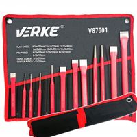 ZESTAW WYBIJAKÓW WYBIJAKI PRZECINAKI PUNKTAKI 12el