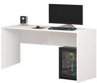 Biurko proste 120x60 Białe Gamingowe