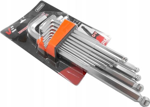 DUŻE KLUCZE IMBUSOWE ZESTAW IMBUSÓW KLUCZY IMBUSOWYCH IMBUSY Z KULKĄ 2-19mm na Arena.pl