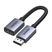 Kabel UGREEN DP133 DisplayPort do HDMI 4K, 20 cm