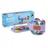 Obciążenia Do Ćwiczeń Fitness Na Kostki i Nadgarstki 2 x 0,5 kg HOME JUNGLE