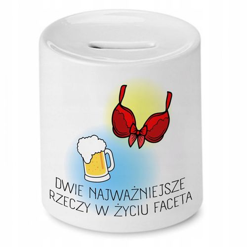 Skarbonka Śmieszna Zabawna Dwie Najważniejsze Z Nadrukiem Ze Zdjęciem na Arena.pl