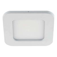 Wpust LAMPA sufitowa SLIM IRON LED 6W 4000K 03571 Ideus podtynkowa OPRAWA kwadratowa do zabudowy biała