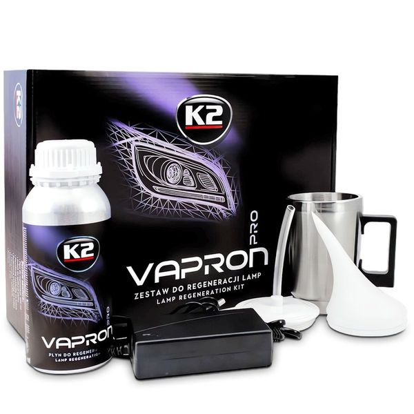 K2 Vapron Czajniczek Do Regeneracji Lamp Polerowania +Papier Ścierny Krążki zdjęcie 11