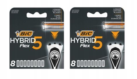 BIC WKŁADY DO GOLAREK HYBRID 5 FLEX BLISTER 16 SZT zdjęcie 1