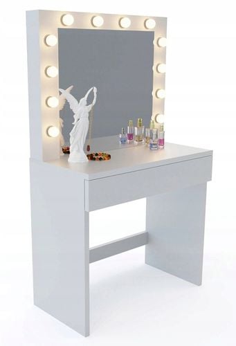 Toaletka do makijażu wizażu kosmetyczna z lustrem LED nowy model na Arena.pl