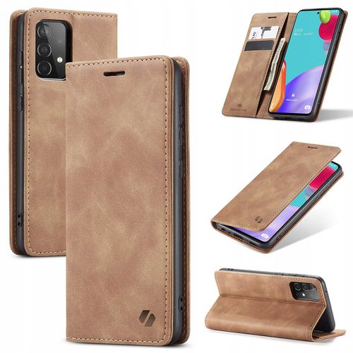 Spacecase Wallet Galaxy A52 5G Light Brown na Arena.pl