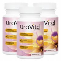 3x Urovital - Naturalna ochrona dróg moczowych 30 kaps.