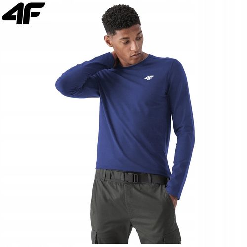 KOSZULKA MĘSKA 4F Z DŁUGIM RĘKAWEM LONGSLEEVE BLUZA NA CO DZIEŃ M628 L na Arena.pl