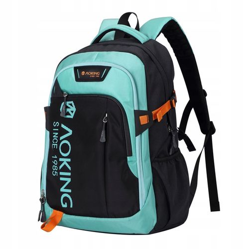 wszechstronny plecak miejski 27L zielony AOKING - idealny na codzienne na Arena.pl