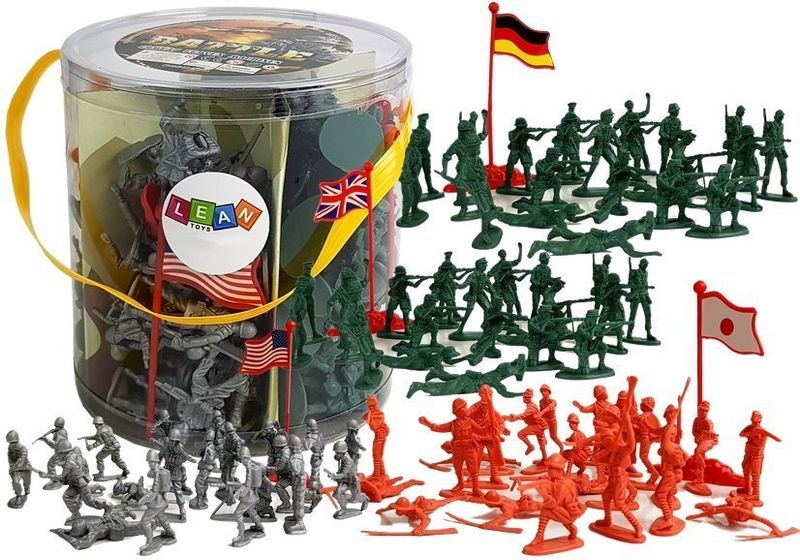 Zestaw figurek żołnierzy 100el zdjęcie 1